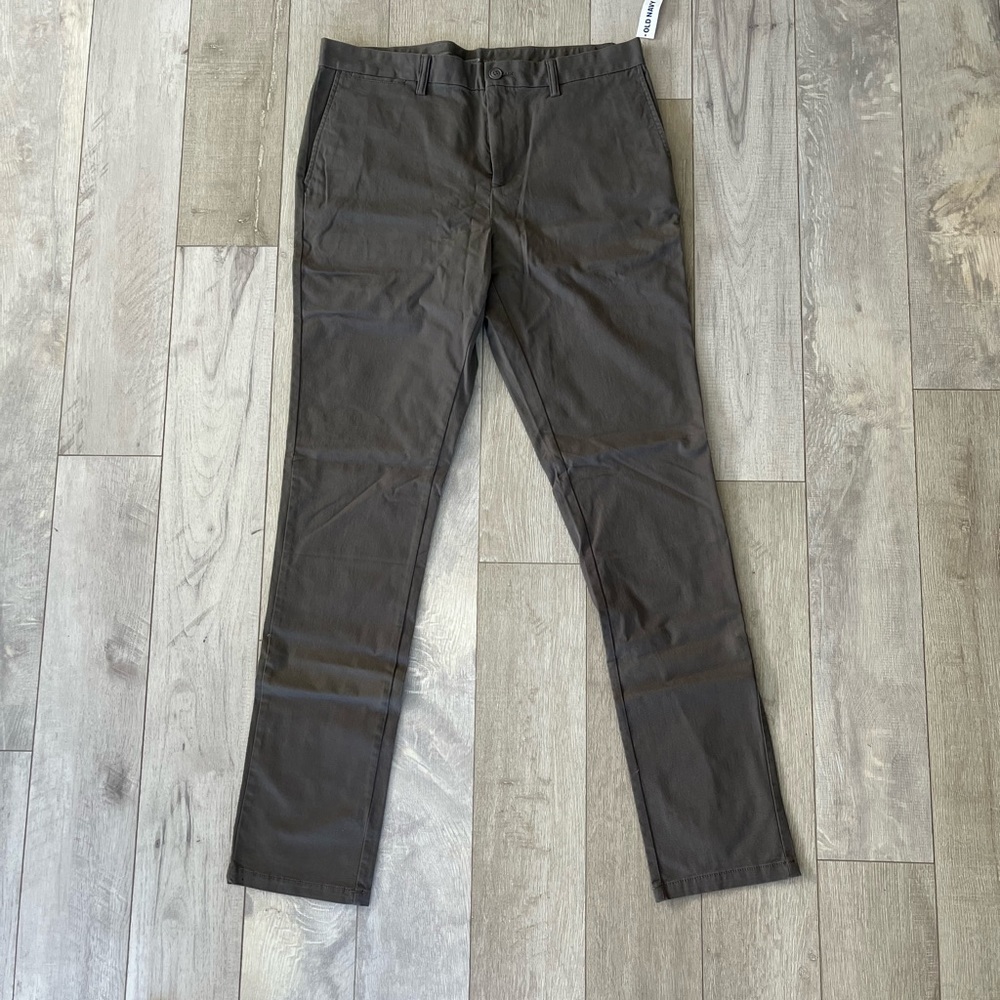 Old Navy Ultimate Skinny Charcoal Grey 36x36 NWT
